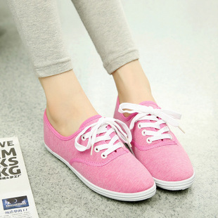 women flat canvas shoes casual sneaker Size 42 ����ŮЬ��Ь