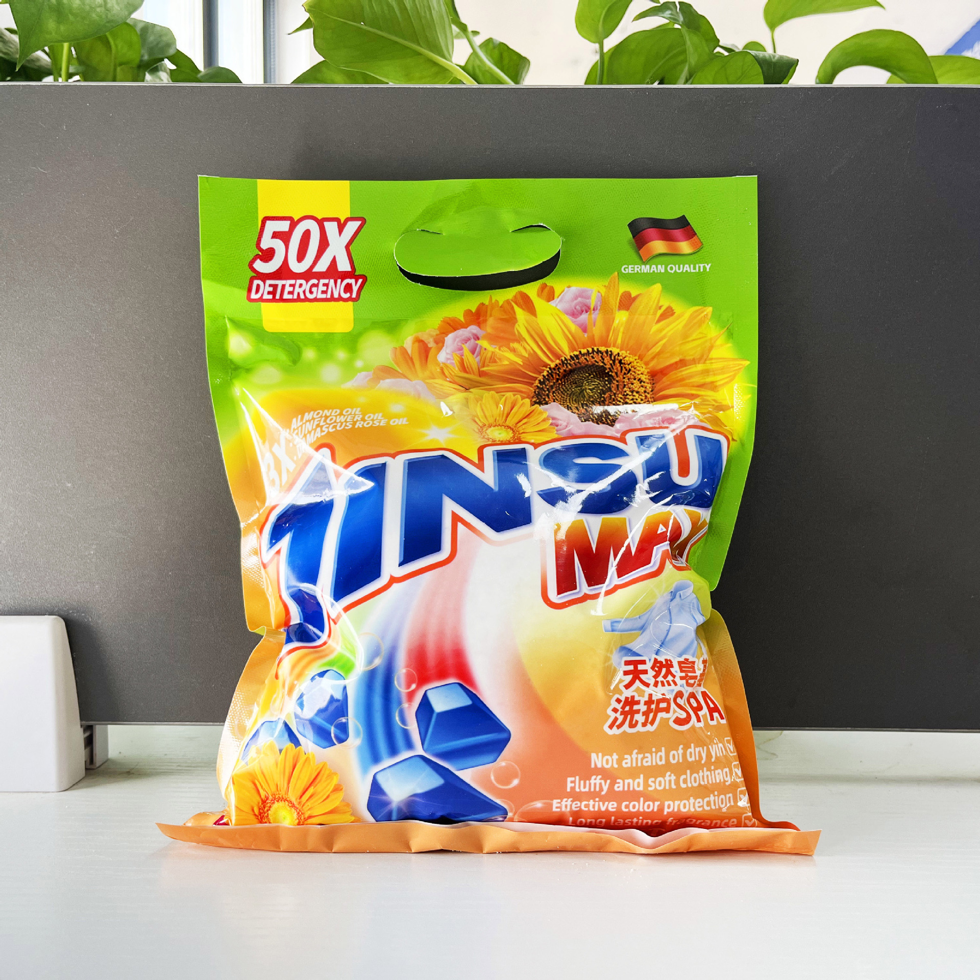 해바라기 로즈 에센스 스파 선샤인 비누 파우더 1봉/500g