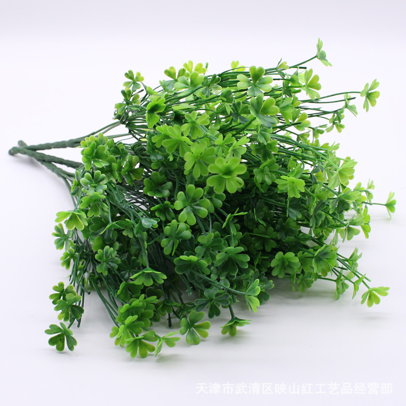 Simulation Green Plants Clover Lucky Grass Plastic Murlite Interior…