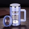 High-end glossy capacious cigarette holder with glass, tea, cup, fall protection