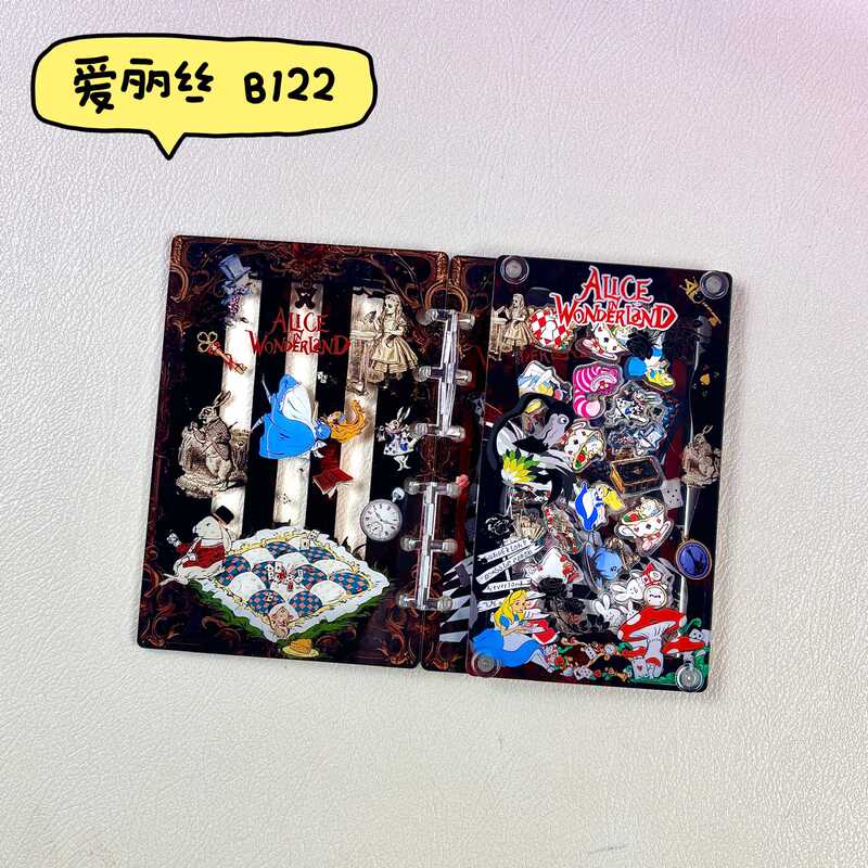 日本の漫画 A7 ルーズリーフノートブックかわいいガーリーハート高価値アニメ学生アクリル|undefined