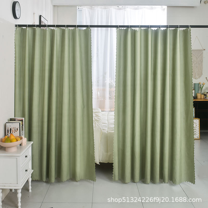 Room Divider Curtains, Privacy Curtains for Separate Bedrooms, Sunshade Fabric, Simple Wind-Blocking Curtains for Rental Apartments, Air Conditioning Door Curtains