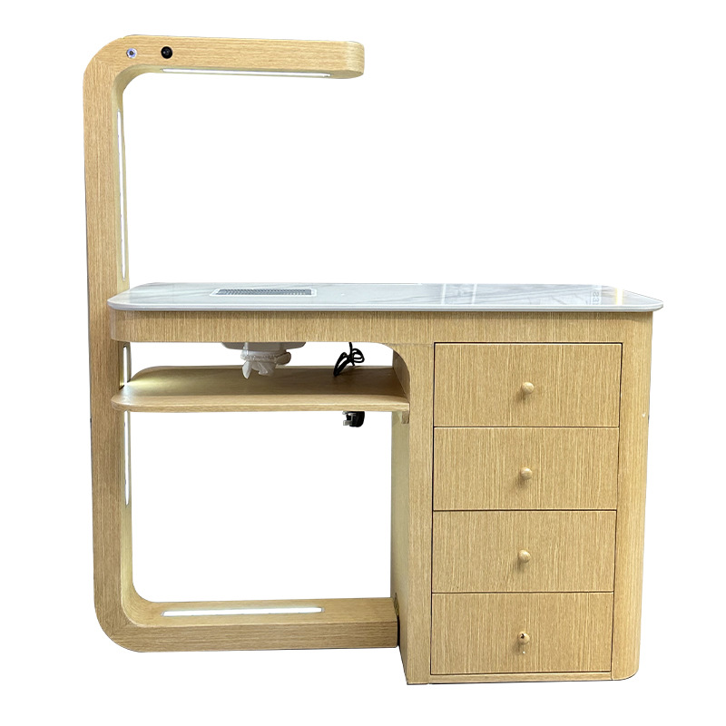 Mesa de manicuras transfronterizas mesa de manicuras con aspiradora mesa de manicuras de una sola persona comercio exterior mesa de manicuras mayorista para aumentar la mesa de manicuras