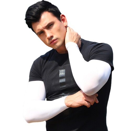 Sunscreen Ice Silk Summer Sleeve Socks for Men, Plus Size Loose Fit Arm Guards, Protective Arm Gloves, Summer Arm Sleeves, Socks, Arms, Ice