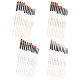 12 shell White Rod oil brush oblique front nylon wool brush set art painting supplies