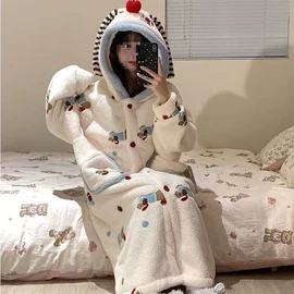 情侣家居服;睡袍、浴袍;女士家居服