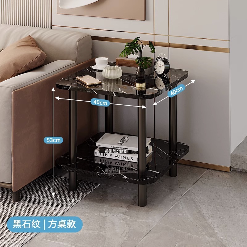 블랙 스톤 패턴 [40*40*53] 소나무 다리 심플 스타일