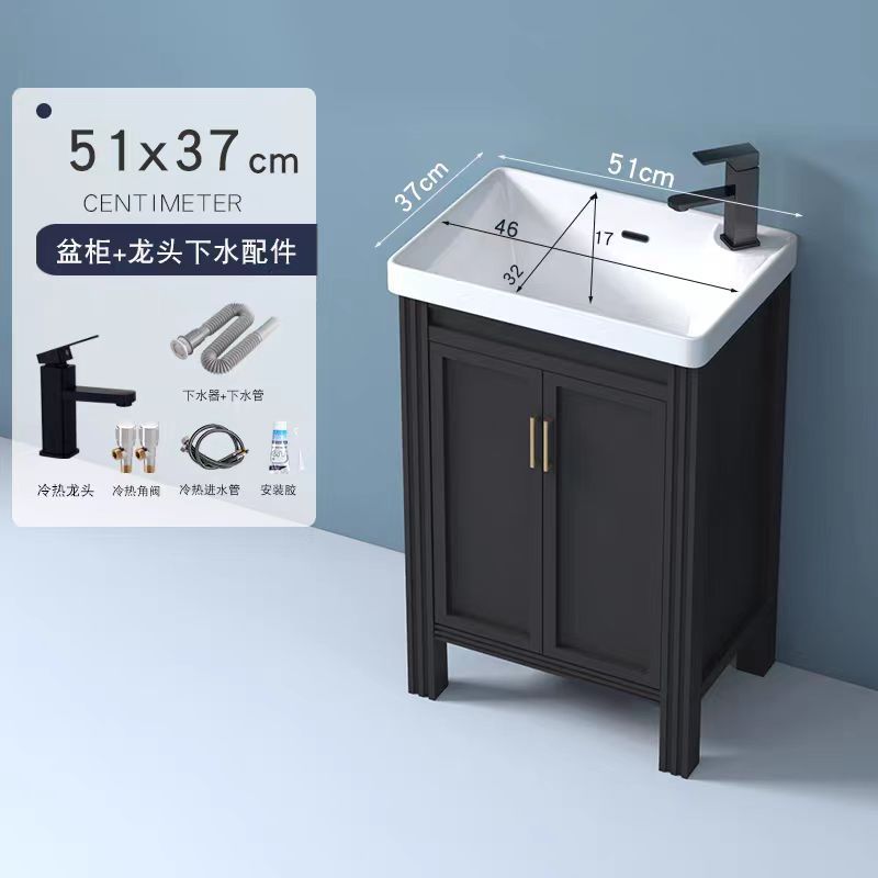 51x37cm Gabinete de piso + grifo