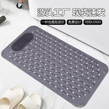 方形浴室按摩防滑垫家用淋浴房洗澡防摔吸盘脚垫厕所卫生间地垫