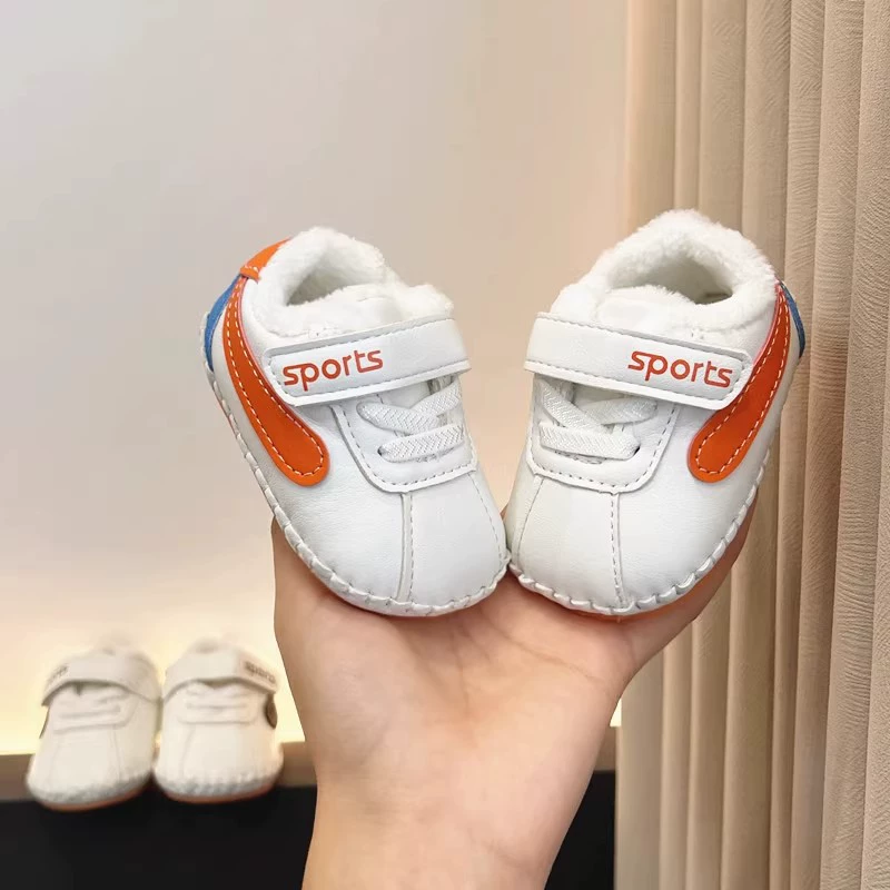 Детская ходунка Детская зимняя обувь 0 1 2-3 года для маленьких детей хлопковые сапоги для мужчин и женщин