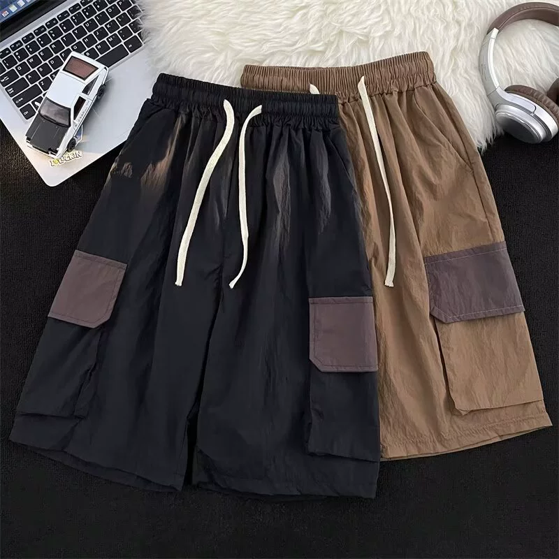 Шорты для мужчин летом тонкий дизайн