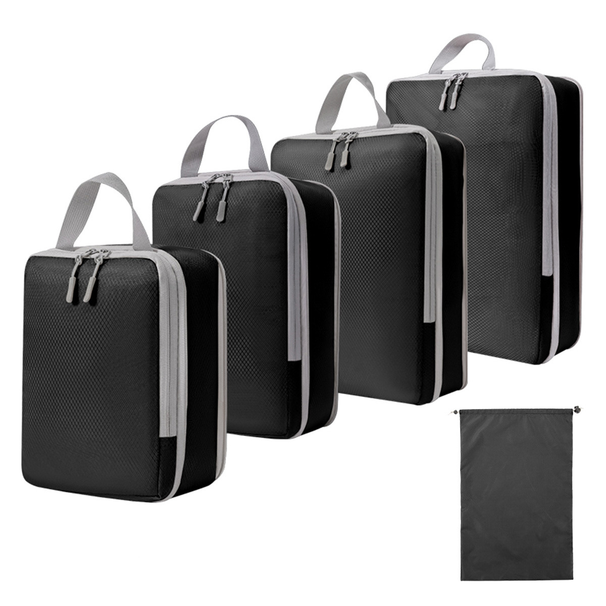 5 조각 압축 빔 세트 (검정)