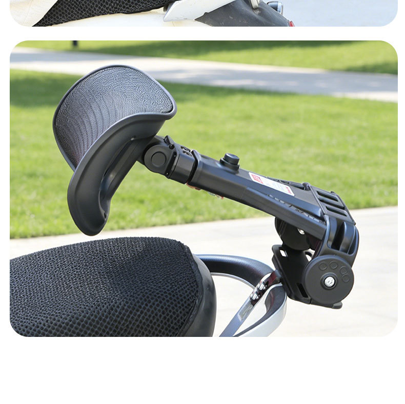 Suitable for Tailg Cangqiong Modified Telescopic Folding Backrest for Delivery Riders, Adjustable Comfortable Riding Lumbar Support Accessory