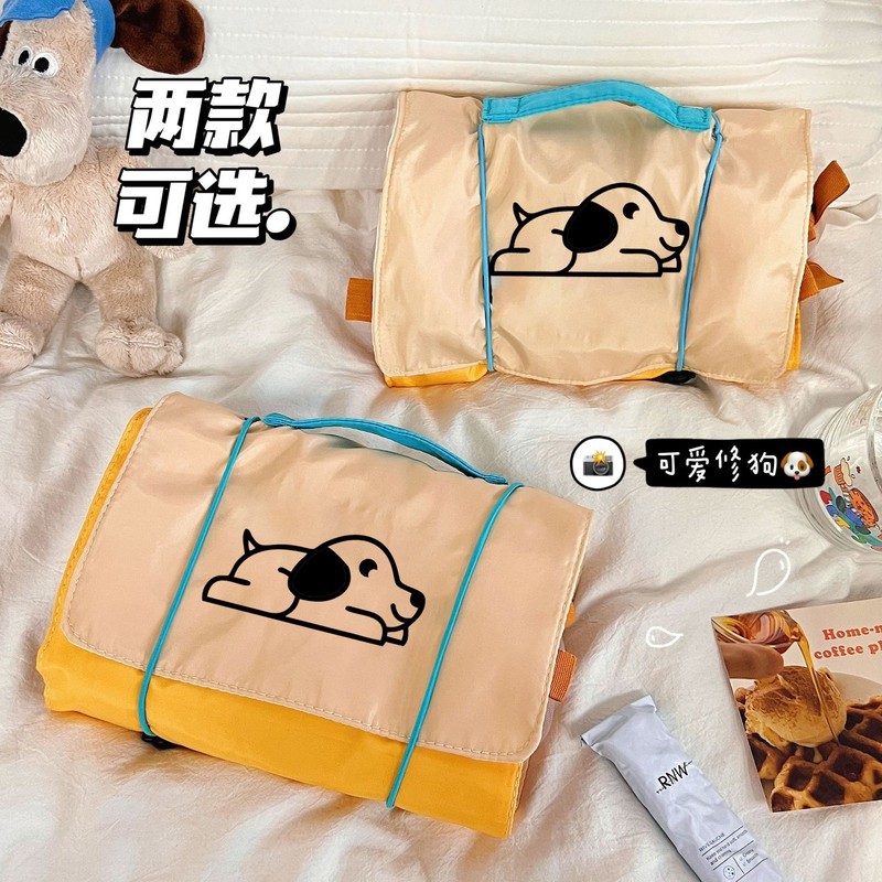 イン子犬化粧品バッグ取り外し可能なメッシュ収納袋大容量ポータブル旅行フォーインワントイレタリーバッグ卸売|undefined