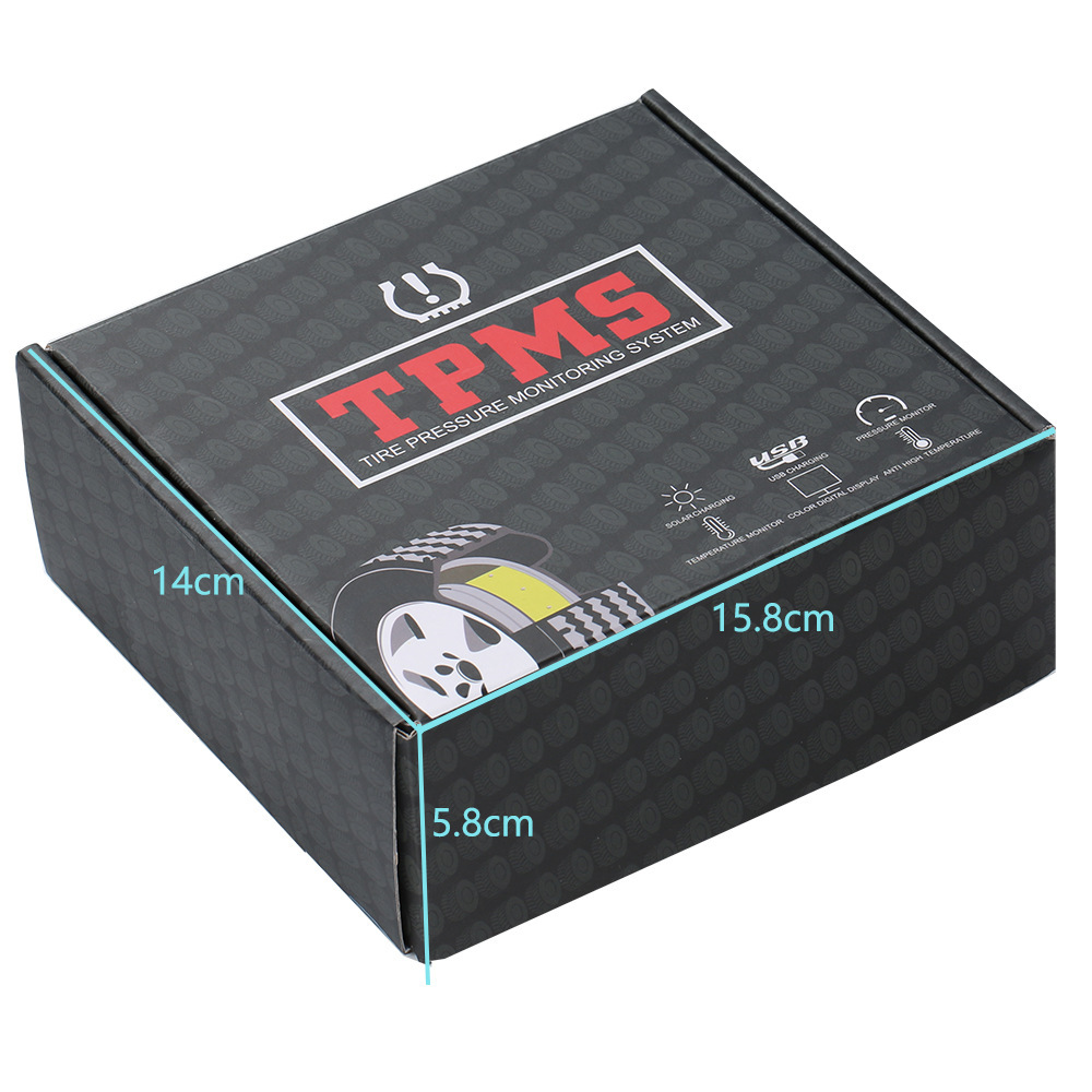 Cross-Border Android Navigation Car USB Tire Pressure Monitoring System Tpms Internal and External Wheel Temperature Detection