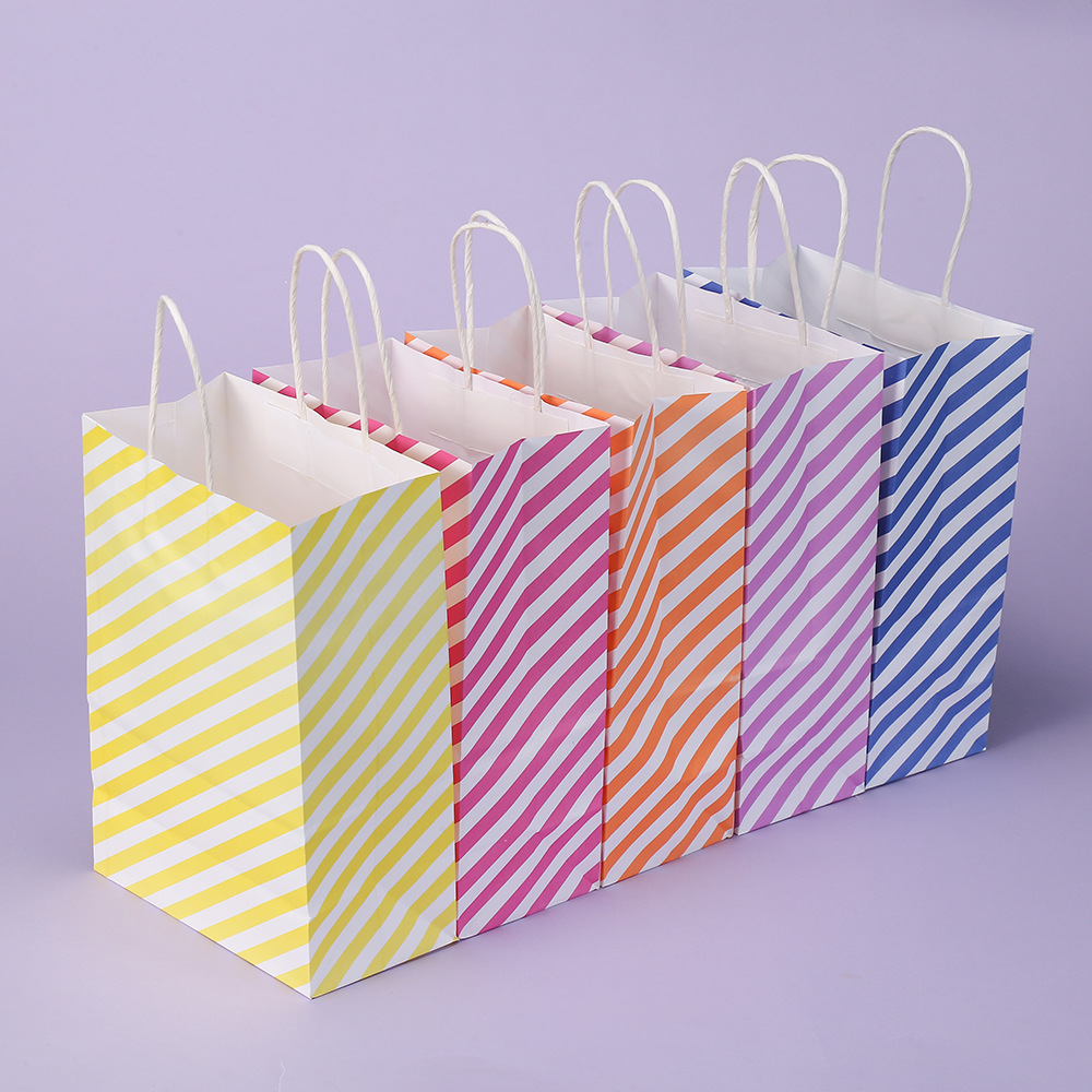 ins风圣诞节白牛皮纸袋中秋月饼包装袋打包袋生日礼品袋糖果袋