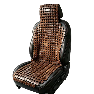 shell seat pad, wooden bead | Cool pad
