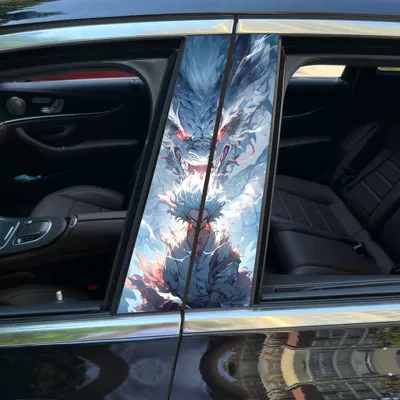 Body sticker — Wukong painted Meidu - luffy-7-1-pair-of-driver-and-co-pilot