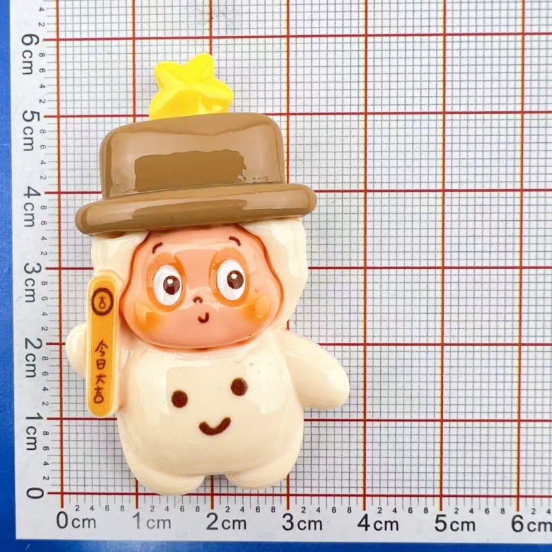 漫画かわいいスターマンかわいい赤ちゃん diy 樹脂アクセサリー手作りヘアピンキーホルダー携帯電話チェーンクリーム接着剤ジュエリー|undefined