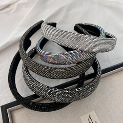 重工滿鑽發箍女款輕奢高級感高盧頂簡約氣質頭箍發卡頭飾