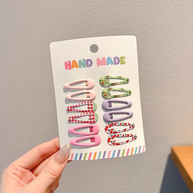 Color para niños lindo pequeño bb clip niña flequillo clip de cabello roto horquilla para bebé tocado de niña estrella horquilla