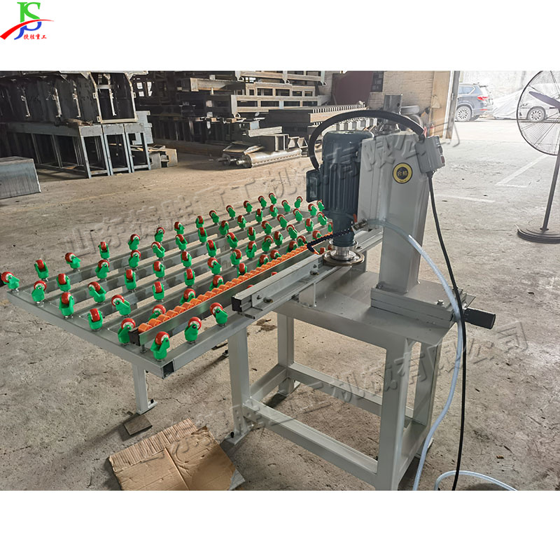 Máquina de borde de vidrio de una sola cabeza máquina de borde redondo de vidrio de puerta y ventana pequeña máquina de borde de pico de pato lineal de tipo de vidrio hueco