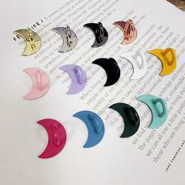 新款可爱月亮金属挂钩手机壳diy手工配件挂绳扣鞋包五金配饰马尾