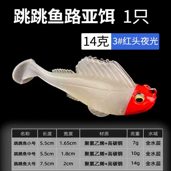 Jumping Fish Lure Bait [14g-3#] 1 pack