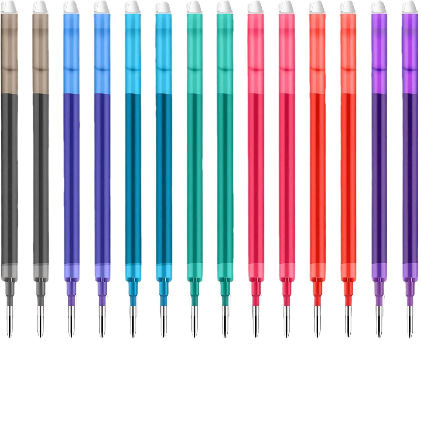 Repuesto de Tinta Gel Borrable 8 Colores de Plástico Punta de Bala