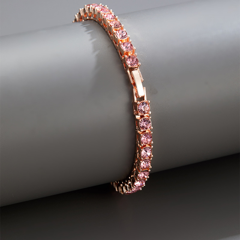 24g Weight Rhinestones Inlay Material Bracelets, Necklace Classification 1 Piece Quantity Daily, Street Occasion Alloy Material Printing Pattern Unisex Gender Plating, Inlay Design IG Style, Shiny Style IG Style Shiny Printing Alloy Plating Inlay Rhinestones Unisex Bracelets Necklace 2