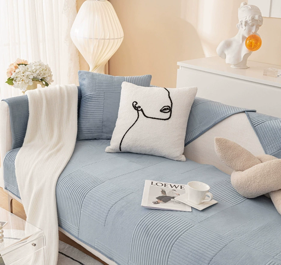 Plush sofa, non-slip winter pillow, increased thickness, new collection
