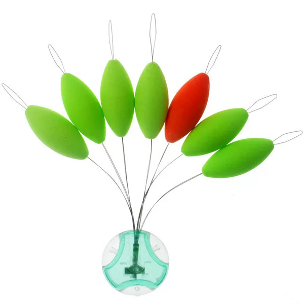Wild fishing 7 seven-star float bulk genuine goods traditional fishing Gao Ling Min fish float fish cylindrical olive-shaped hook suit