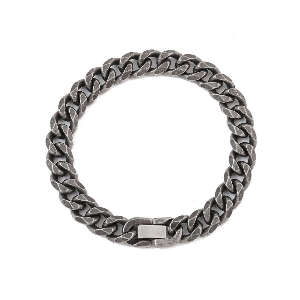 Men's Cuban Link Bracelet Stainless Steel Waterproof Jewellery_voghion.com