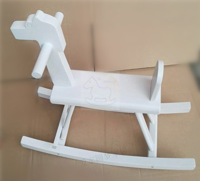 baby Toys wooden  decorate Rocking horse 2 4 weeks 3 Children&#39;s Room Decoration Photography prop