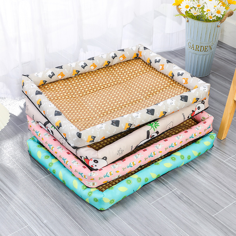 Straight Ice Summer Cat and Nest Pet Dog Bed Cool Mat_voghion.com