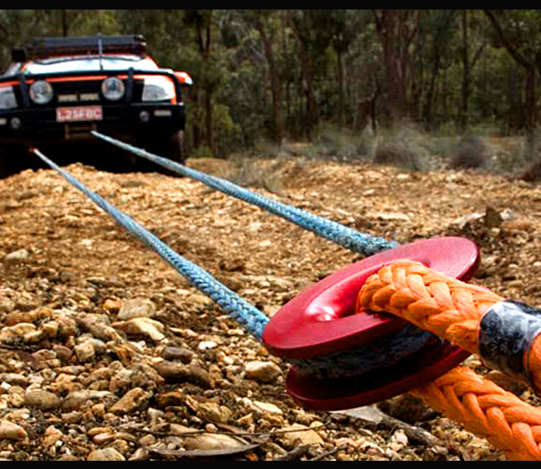 ALLTOP off-road winch crown block off-road vehicle rescue outdoor rescue equipment with soft unloading