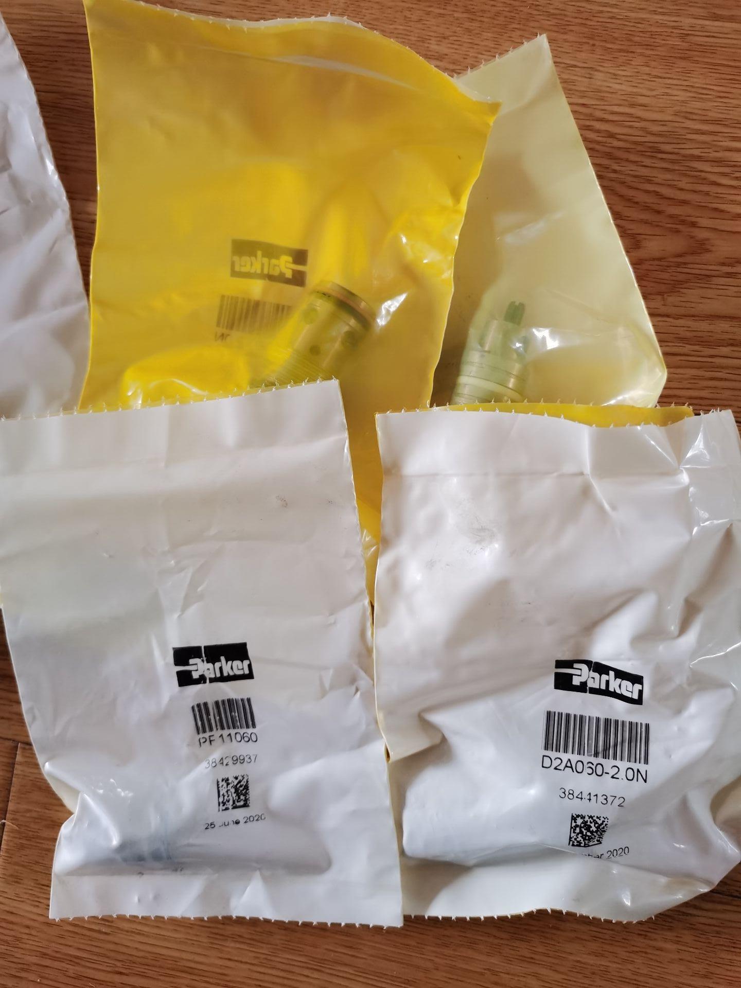 PP11060 Parker 液压插装单向阀  D2A060-2.0N 接头 配套使用