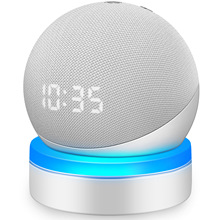 亚马逊 Echo Dot 4代5代智能音箱桌面支架导光及带线束收纳支架