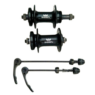 Mountain bike rotary bearing flower drum aluminum alloy Peilin rotary front and rear 32/36 hole black axle skin