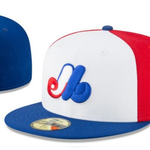 [Montreal Exposition Team] Closed Sun Sun Hat Embroidered Hat Full Seal Baseball Cap