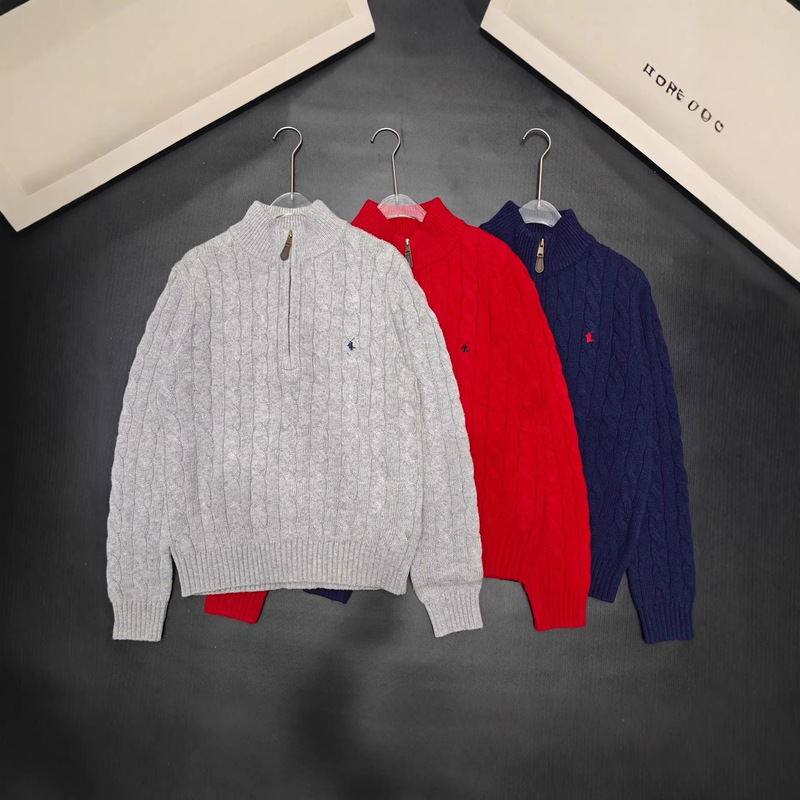 2025 Zipper Half Turtleneck Pullover Long Sleeves 850421 Wool Version