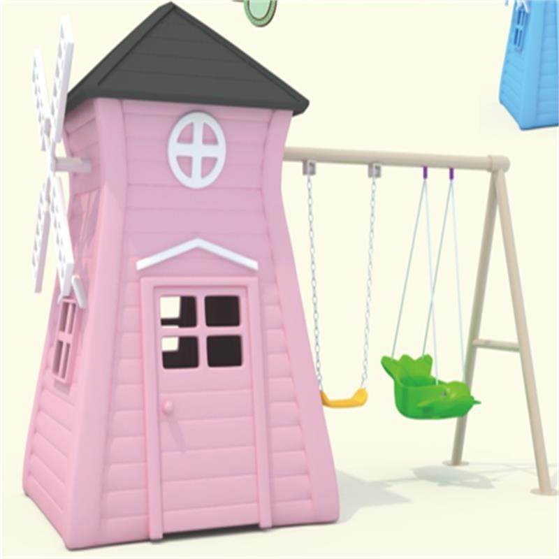 Casa de Juegos Infantil de Plástico, Desmontable, Lavable, para Interior y Jardín de Infantes image 38
