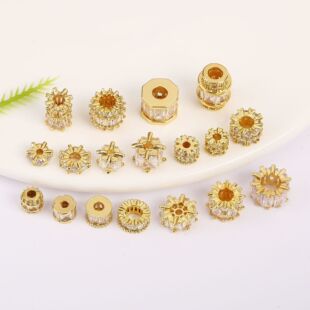 18K����ɫ΢��ʯ�����ֹ�ɢ��diy������ִ�����Ʒɢ��
