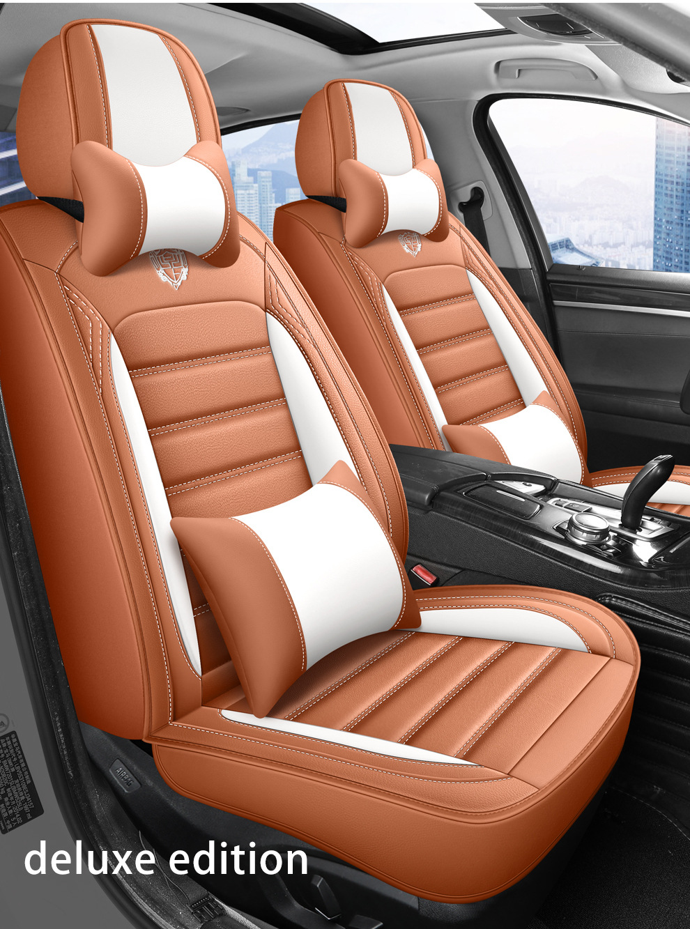 Cross-Border Amazon Car Seat Cushion, All-Season, Full Leather, Fully Covered, Wear-Resistant, Breathable, Car Interior Seat Cushion Cover