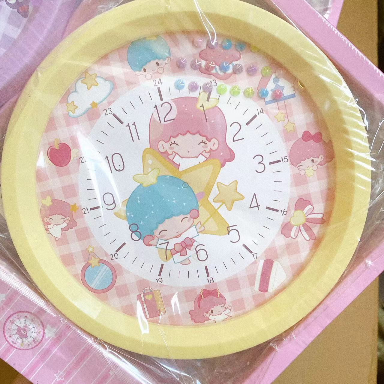 Juguetes para niños reloj marco de fotos para reconocer el tiempo de jardín de infantes dibujos animados reloj cartón pegatinas 2 yuanes grandes almacenes mayorista