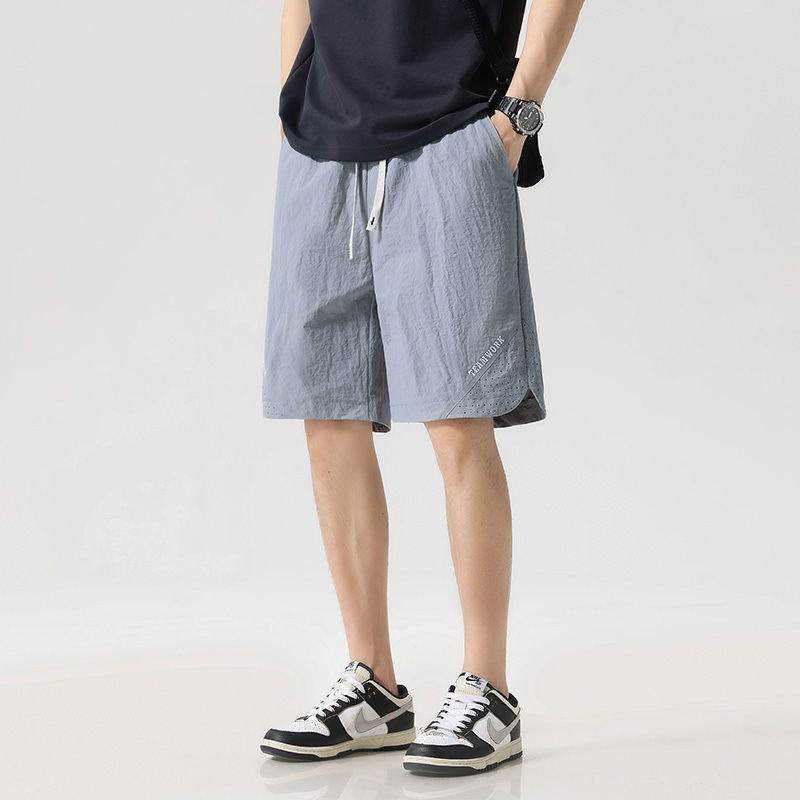 Pantalones cortos de trabajo de verano para hombres japoneses bolsas de moda pantalones recto pantalones de cinco puntos para hombres pantalones de estilo americano
