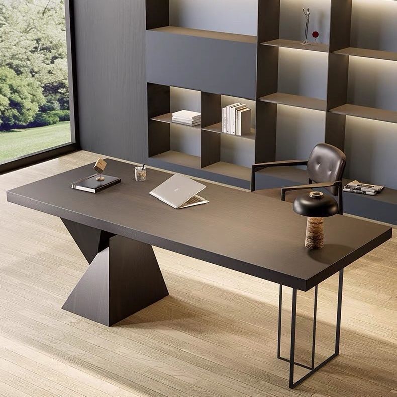 Italian Minimalist Light Luxury Desk for Home Use, Modern Office Desk, Writing Desk, Study Table, Simple Italian Minimalist Luxury