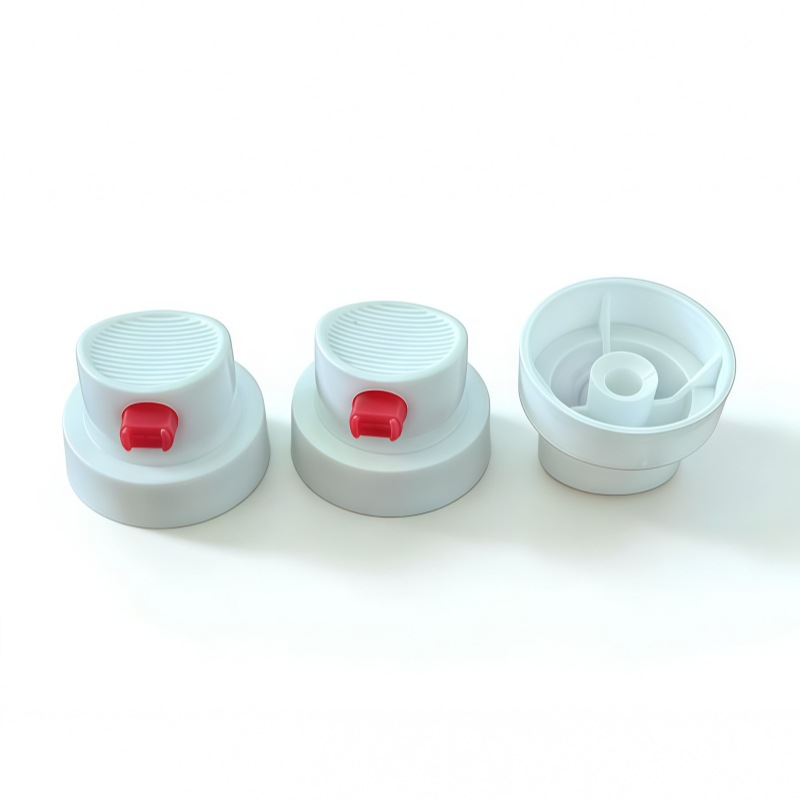 厂家直供气雾剂旋转喷头  扇形喷漆喷头 自喷漆扇面按钮喷胶喷盖