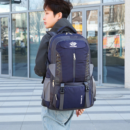  Spring Mountaineering Bag New Large Capacity Outdoor Backpack Men’s and Women’s Travel Bag Backpack Travel Bag