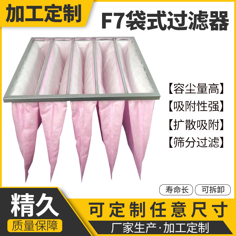 F7 Medium Effect Bag Filter Chemical Waste Gas Treatment Hospital Purification Rto Zeolite Runner Medium Effect Filter F7 Medium Effect Bag Filter Chemical Waste Gas Treatment Hospital Purification Rto Zeolite Runner Medium Effect Filter
